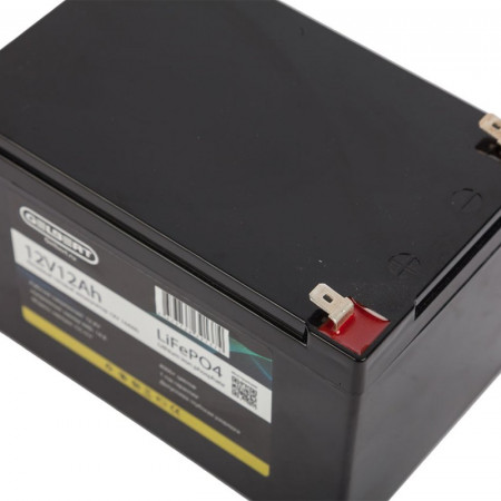 Литиевый тяговый аккумулятор Gelbert LiFePO4 (12V/12Ah/12A) [6-DZF-12, 6-DZM-12], 0000171