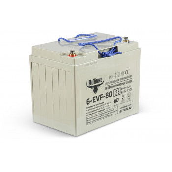 Тяговый аккумулятор Rutrike 6-EVF-80 (12V80A/H C3), 021947