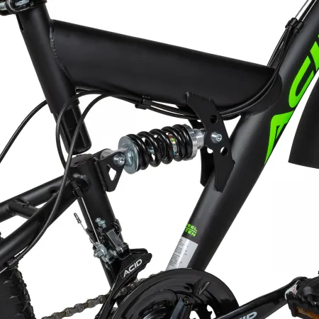 Велосипед 24' ACID F 440 D Black Flat/Neon Green 2026