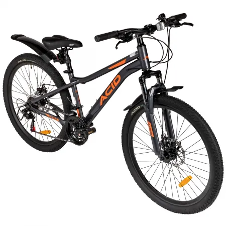Велосипед 26' ACID F 610 D Dark gray/Orange 2026