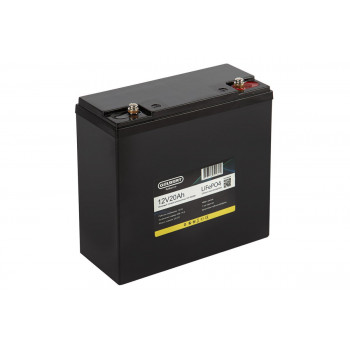 Литиевый тяговый аккумулятор Gelbert LiFePO4 (12V/20Ah/20A) [6-DZF-20, 6-DZM-20], 0000172