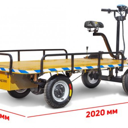 Платформенная тележка электрическая RuTrike СКЛАД 2000 NEW