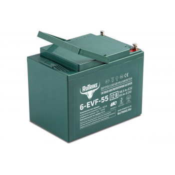Тяговый аккумулятор Rutrike 6-EVF-55 (12V55A/H C3), 021946