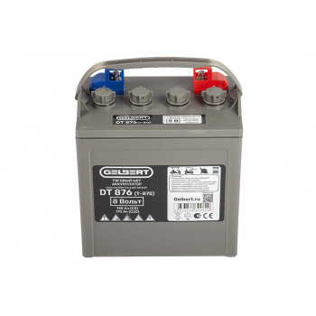 Тяговый WET аккумулятор Gelbert DT876 (T-875) 8V145A/H C5, 0000114