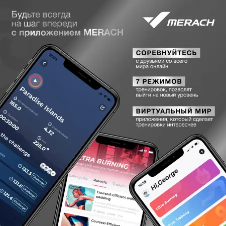 Эллиптический тренажер домашний MERACH K50 