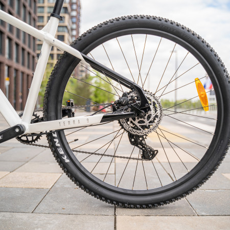 Велосипед горный Alpinebike Terra 9 белый мрамор