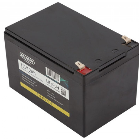 Литиевый тяговый аккумулятор Gelbert LiFePO4 (12V/12Ah/12A) [6-DZF-12, 6-DZM-12], 0000171