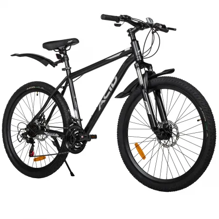 Велосипед 26' ACID F 600 D Black Flat/Silver 2026