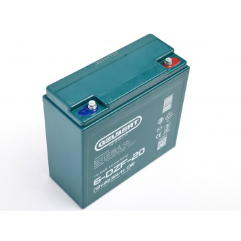 Тяговый аккумулятор Gelbert 6-DZF-20 (12V22.5A/H C5), 0000039