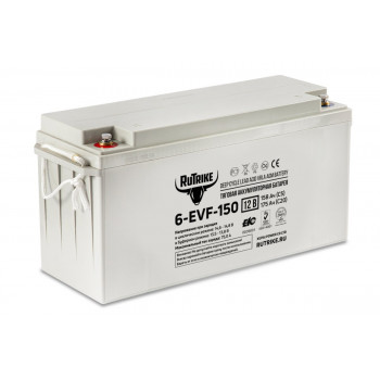 Тяговый аккумулятор Rutrike 6-EVF-150 (12V150A/H C3), 021948