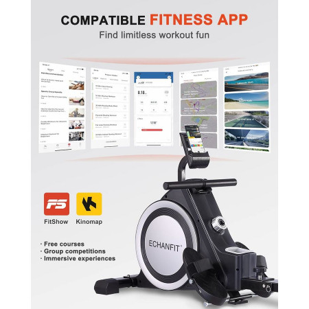 Гребной тренажер DFC ECHANFIT, складной