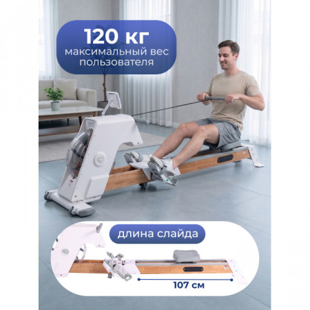 Гребной тренажер DFC YUYOTO SQ-RM2002YO, водный, Гребной тренажёр DFC YUYOTO SQ?RM2002YO (водный)